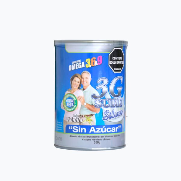Suplemento 3G Sure Sin Azúcar, con Omega 3, 6 y 9, para una vida saludable.