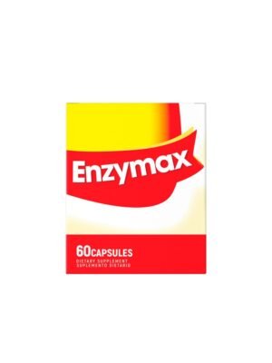 Enzymax B-Complex Completo en cápsulas, 60 unidades para apoyo energético y bienestar.