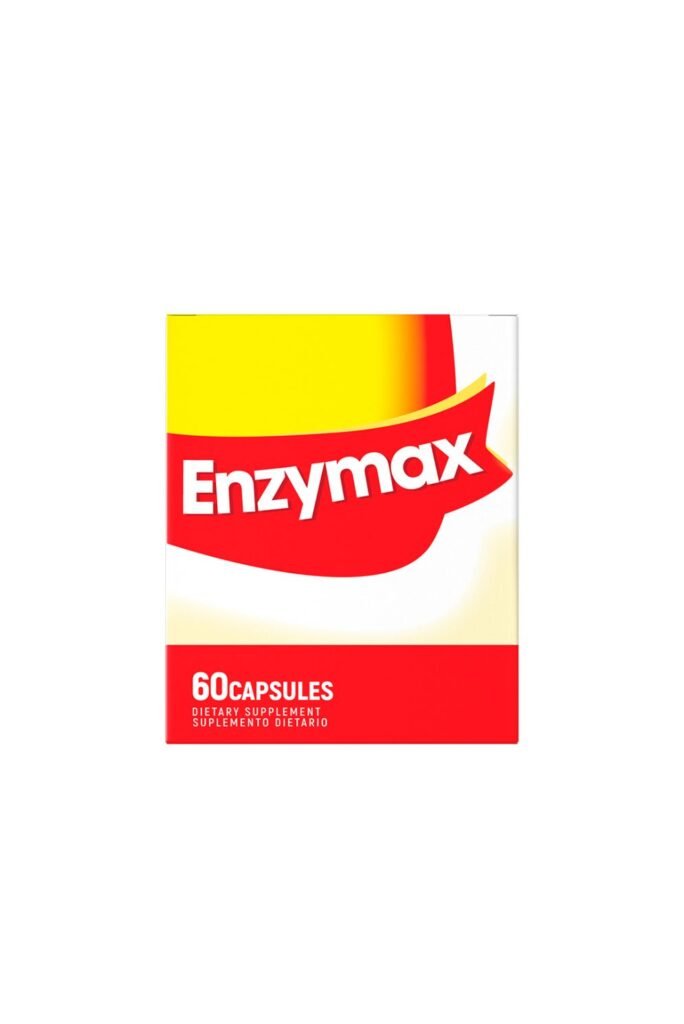 Enzymax B-Complex Completo en cápsulas, 60 unidades para apoyo energético y bienestar.