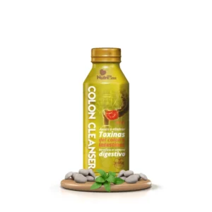 Botella de Colón Cleanser con ingredientes naturales y hierbas.