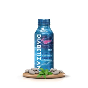 Botella de Diabetzan Jarabe 500 ml para control de azúcar en sangre.