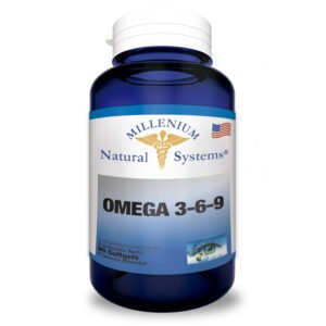 Cápsulas de Omega 3 1300mg con aceite de salmón, 100 unidades.