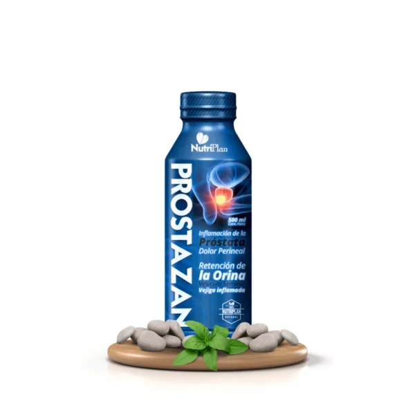 Suplemento natural Prostalzan para salud prostática y bienestar urinario.