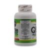 Suplemento Qb Max Tabletas en envase blanco con etiqueta verde y detalles en negro y amarillo.