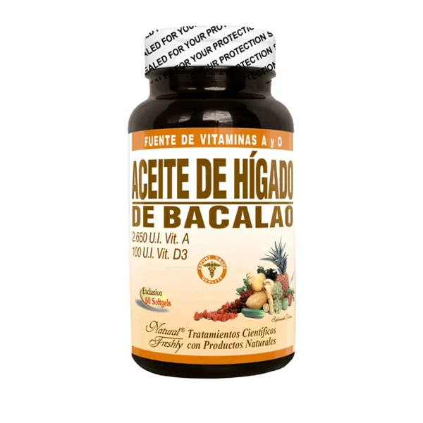 Aceite De Higado De Bacalao X60 Softgels