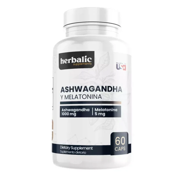 Ashwagandha + Melatonina Cápsulas X60