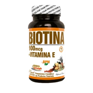 Biotina 900Mcg + Vitamina E 200Ui X60 Softgels