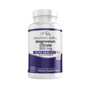 Magnesium Citrate 500 Mg Capsulas X100