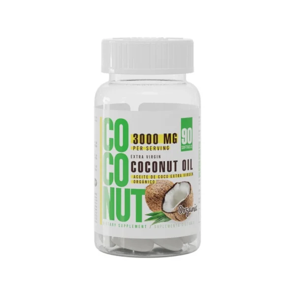 Coconut Oil (Aceite de coco) 3000Mg X90 Softgels