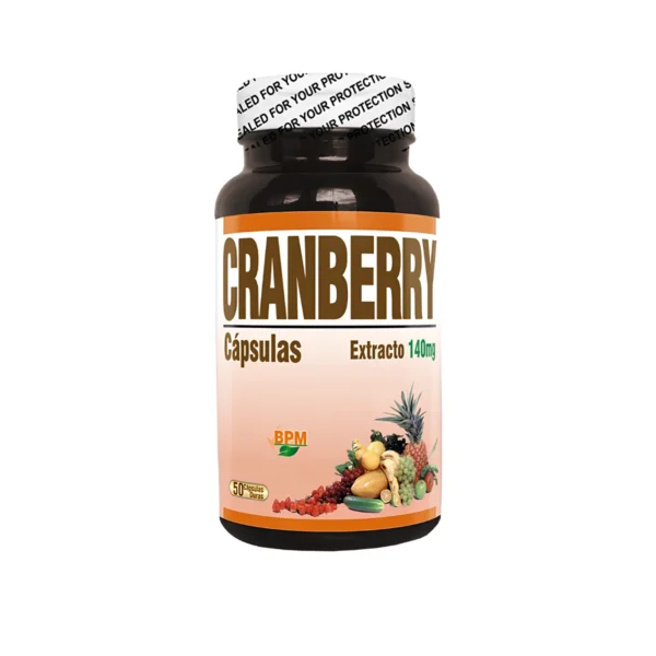 Cranberry 140mg Capsulas X50