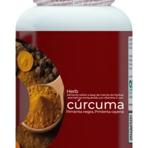 Tabletas de cúrcuma y pimienta negra para salud natural en Tienda Naturista.