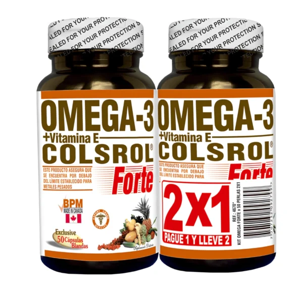 Omega 3 Colsrol  Plus Pague 1 Lleve 2 X100 Sofgels