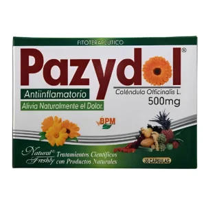 Pazydol (Calendula) 500 mg Cápsulas X30
