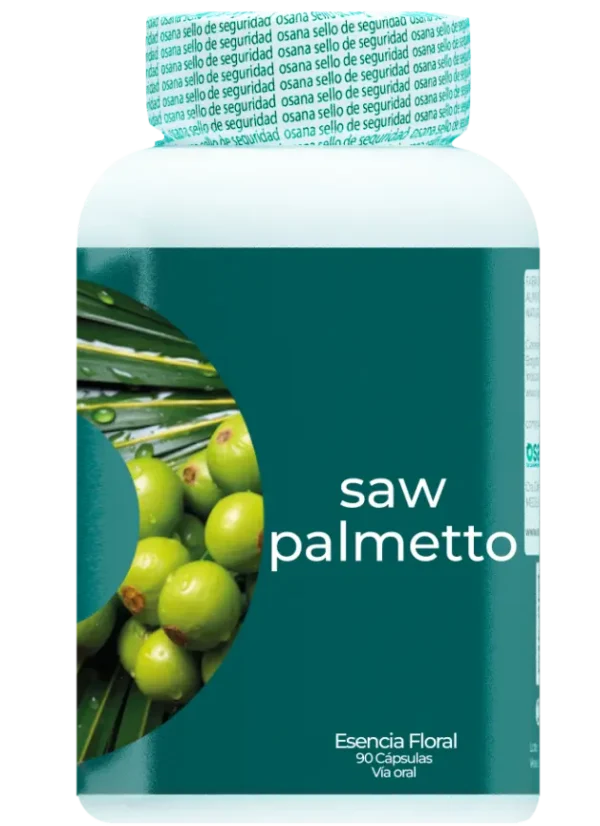 Capsulas de Saw Palmetto para salud prostática y bienestar.