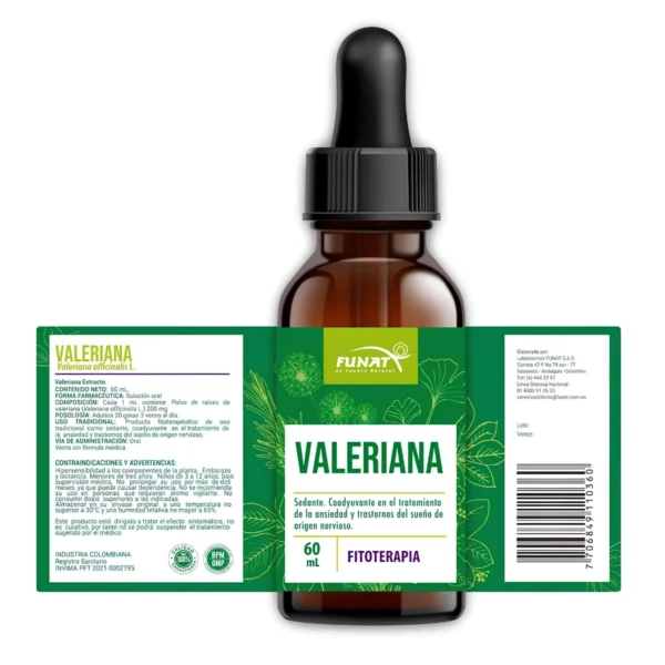 Valeriana Extracto Gotas 60  Ml
