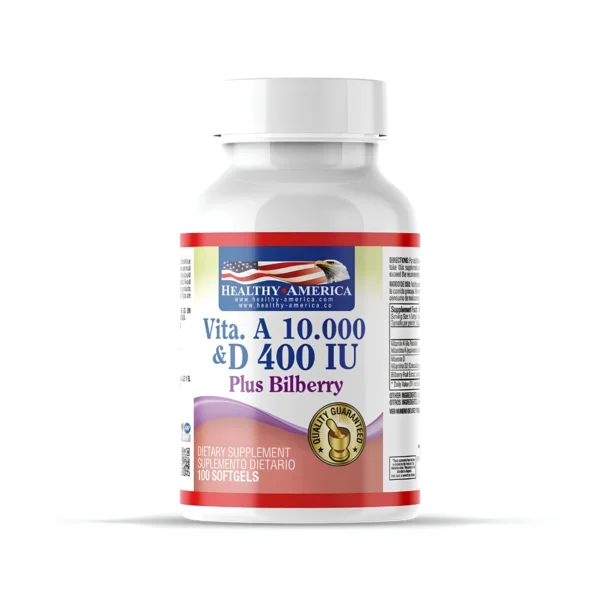 Vitamina A 10.000Ui + Vitamina D 400Ui X100 Softgels