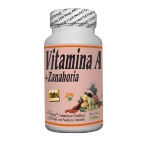 Vitamina A + Zanahoria Cápsulas X50