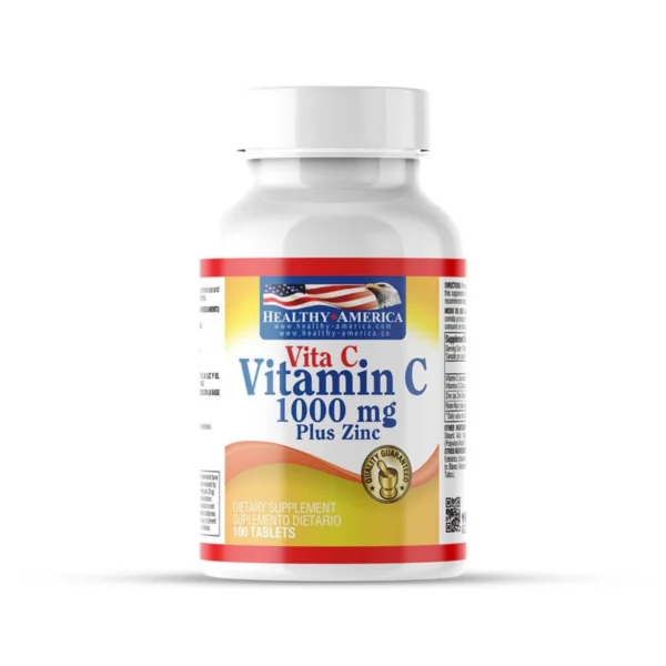 Vitamina C 1000Mg + Zinc Tabletas X100